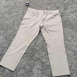 FootJoy 5 pocket performance pants. Khaki. 40/30.